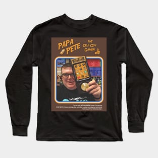 Papa Pete - Box Art Design Long Sleeve T-Shirt